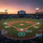 Advanced Analytics: Unearthing Undervalued MLB Draft Prospects Advanced analytics visualizing baseball player performance on a field