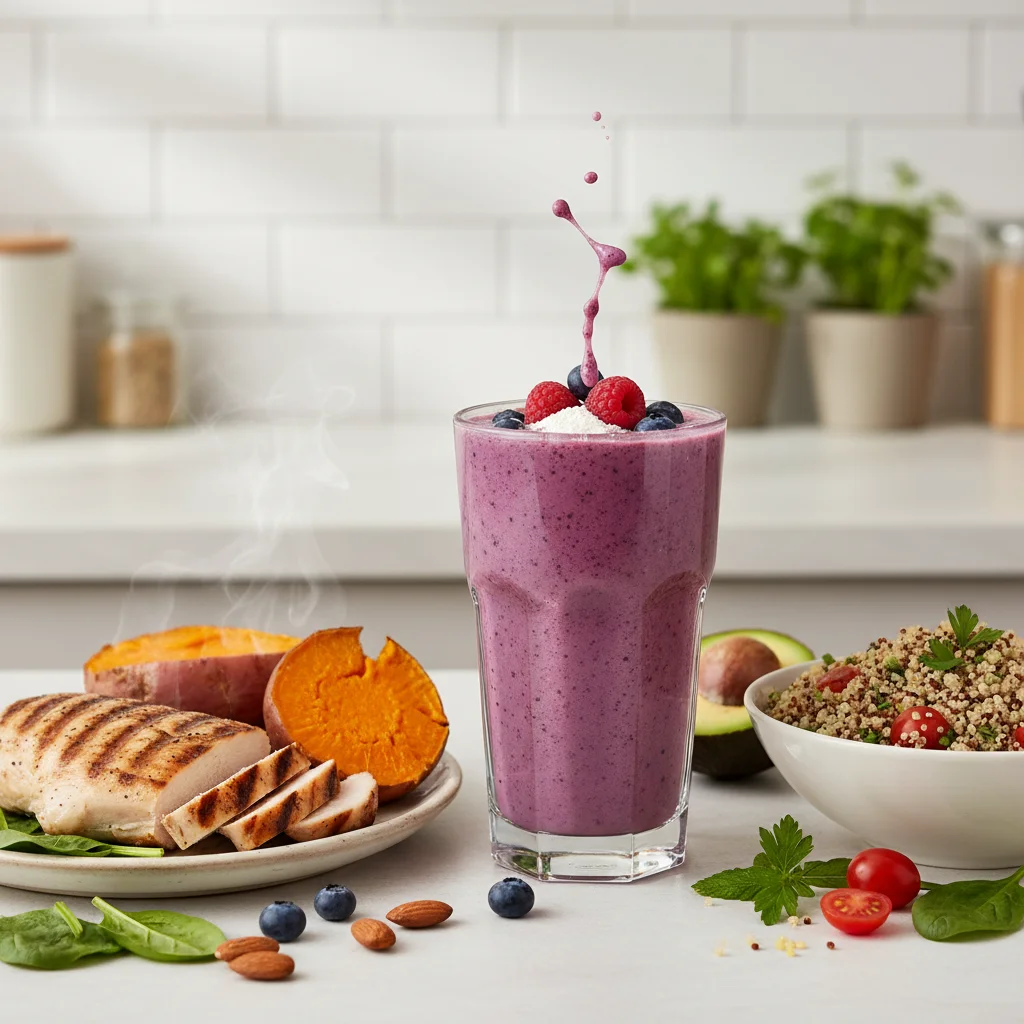 Nutrient-rich meal for athlete recovery