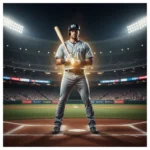 Boosting Baseball Confidence: Sports Psychology's Impact Baseball player exuding confidence at home plate under stadium lights.