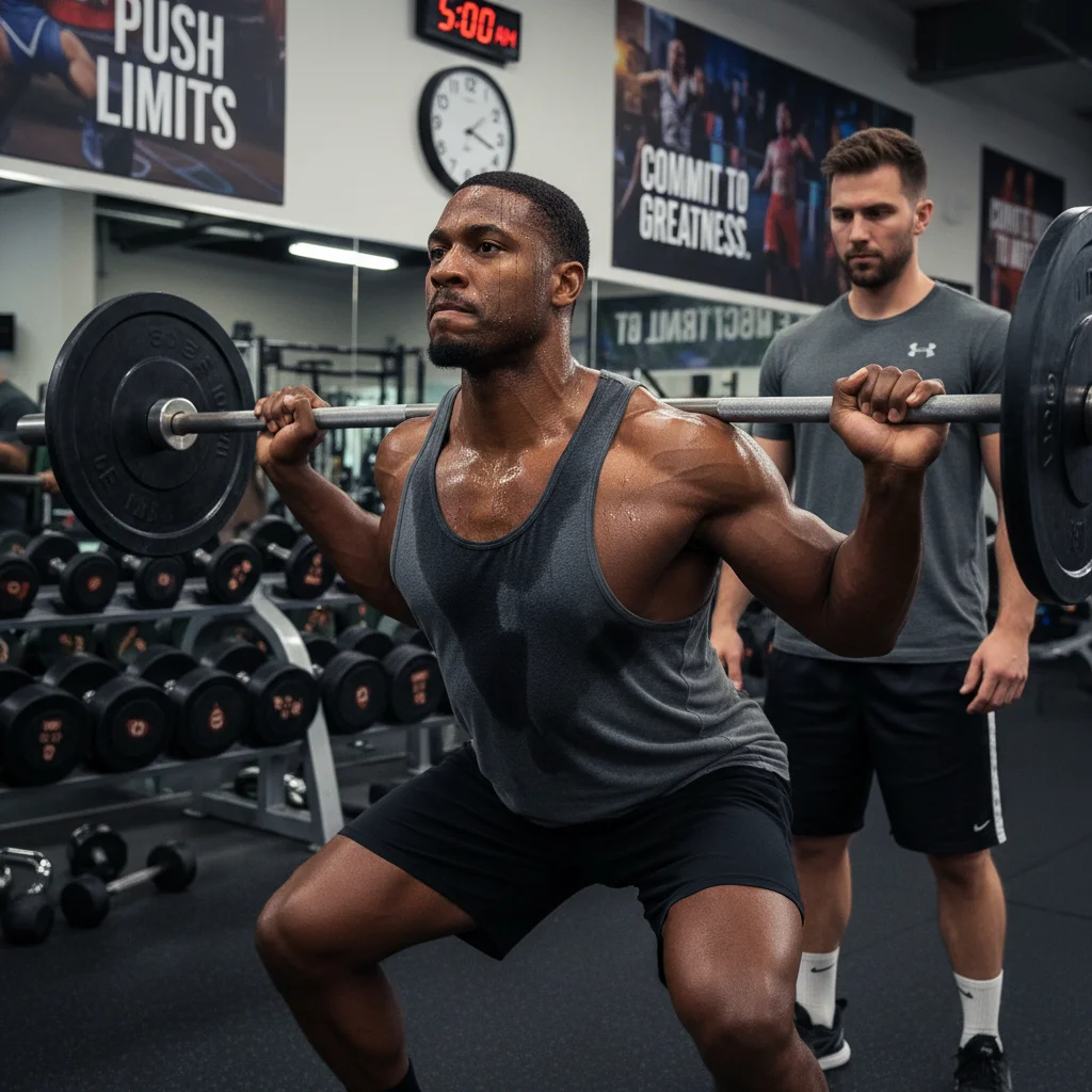 NBA player intensely working out in gym, dedicated to improvement
