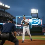 Umpire Strike Zone Tendencies: Gain Extra Strikes Per Game Baseball pitcher on mound analyzing umpire strike zone during game