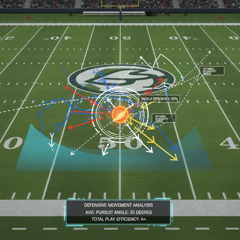 Visualizing player tracking data for defensive strategies in NFL.