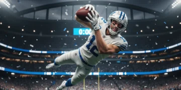 Dynamic rookie making game-winning play in NFL stadium